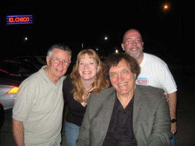 My husband and I with James Hampton and Richard Kiel