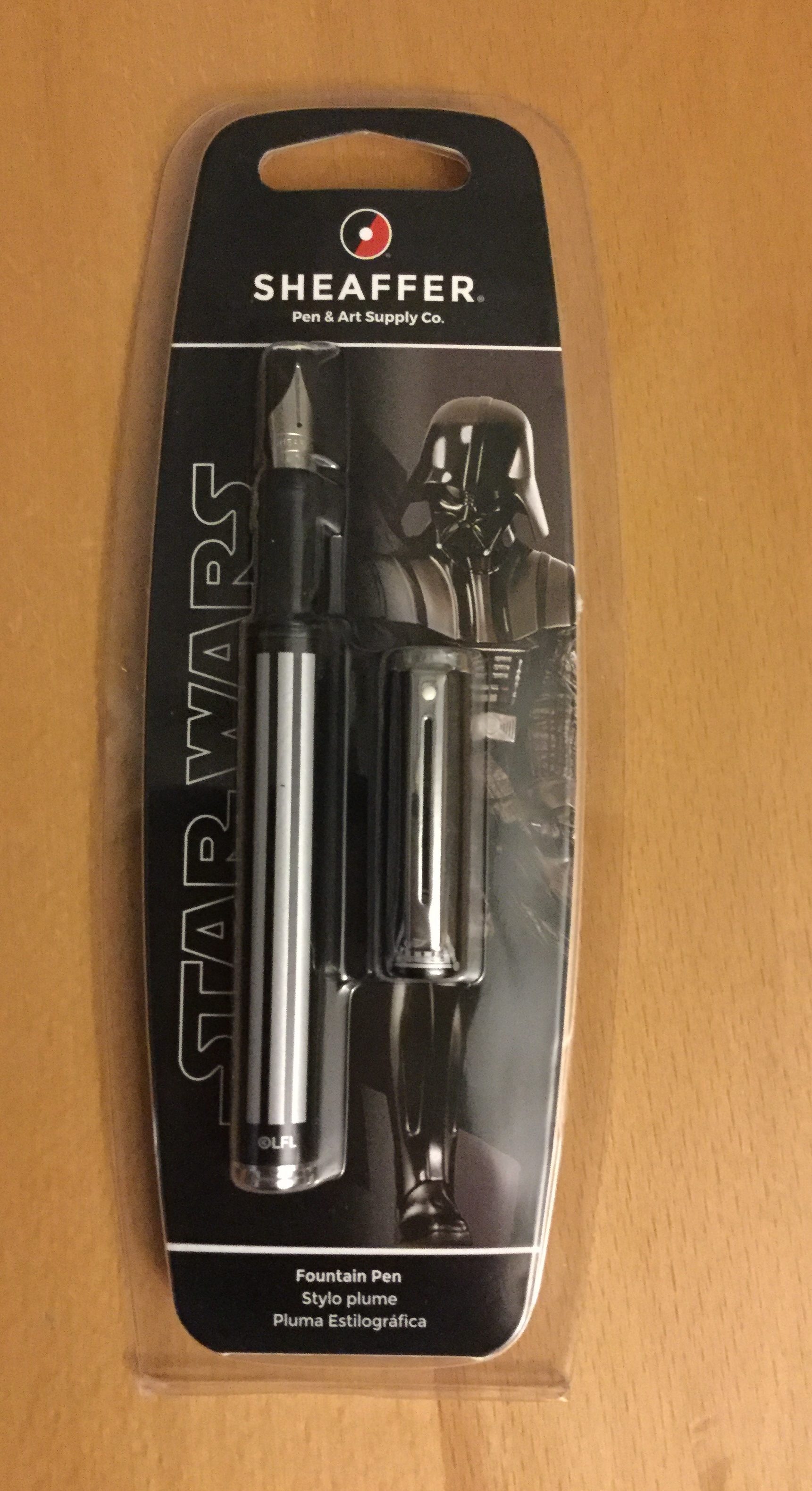 Sheaffer Pop Star Wars Darth Vader Fountain Pen with Chrome Trim