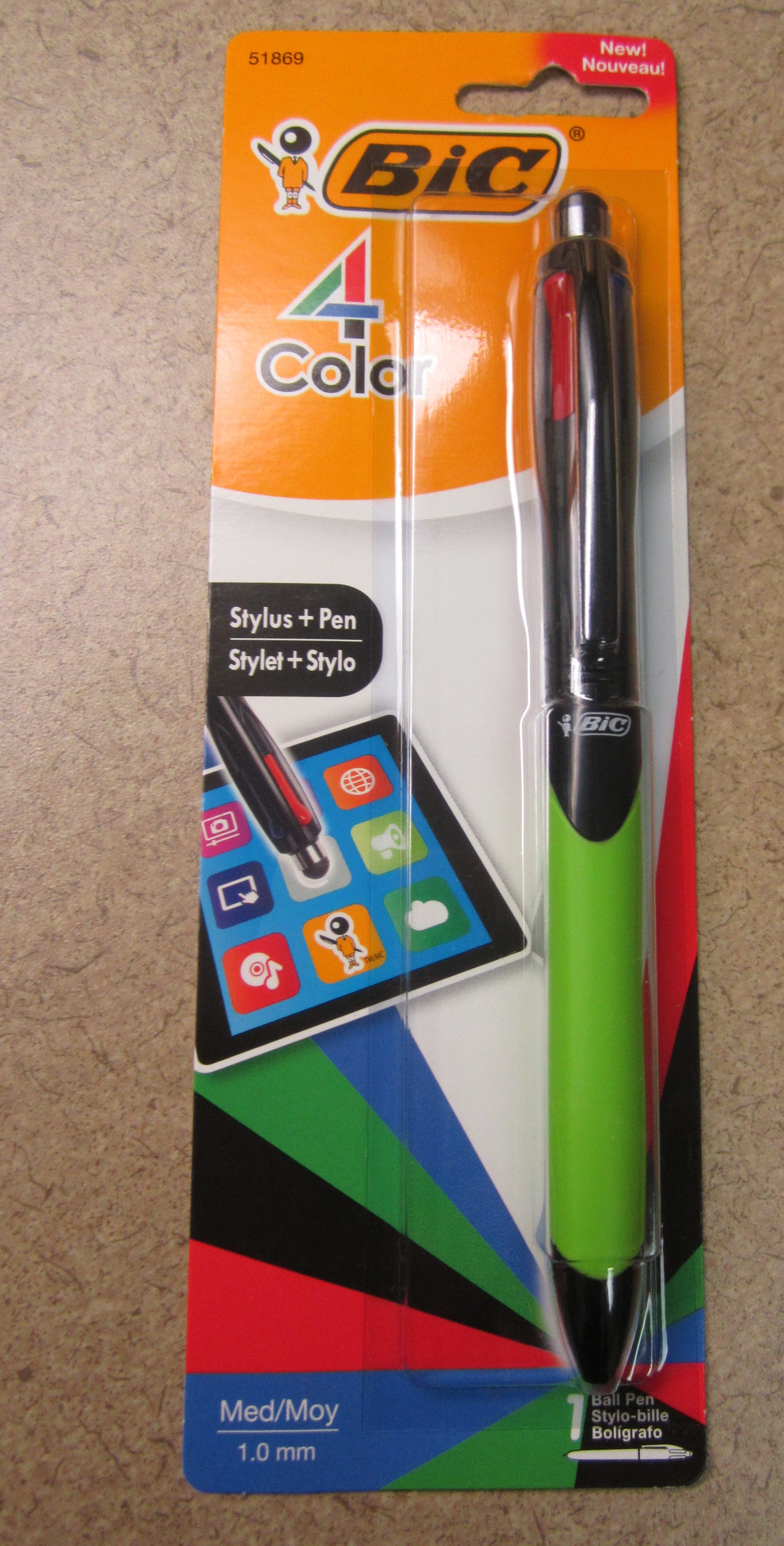 [Pen/Pencil Review] BIC 4-Color Pen + Stylus – Rhonda Eudaly